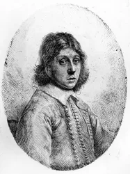 Mann in einem Oval, ca. 1641-80